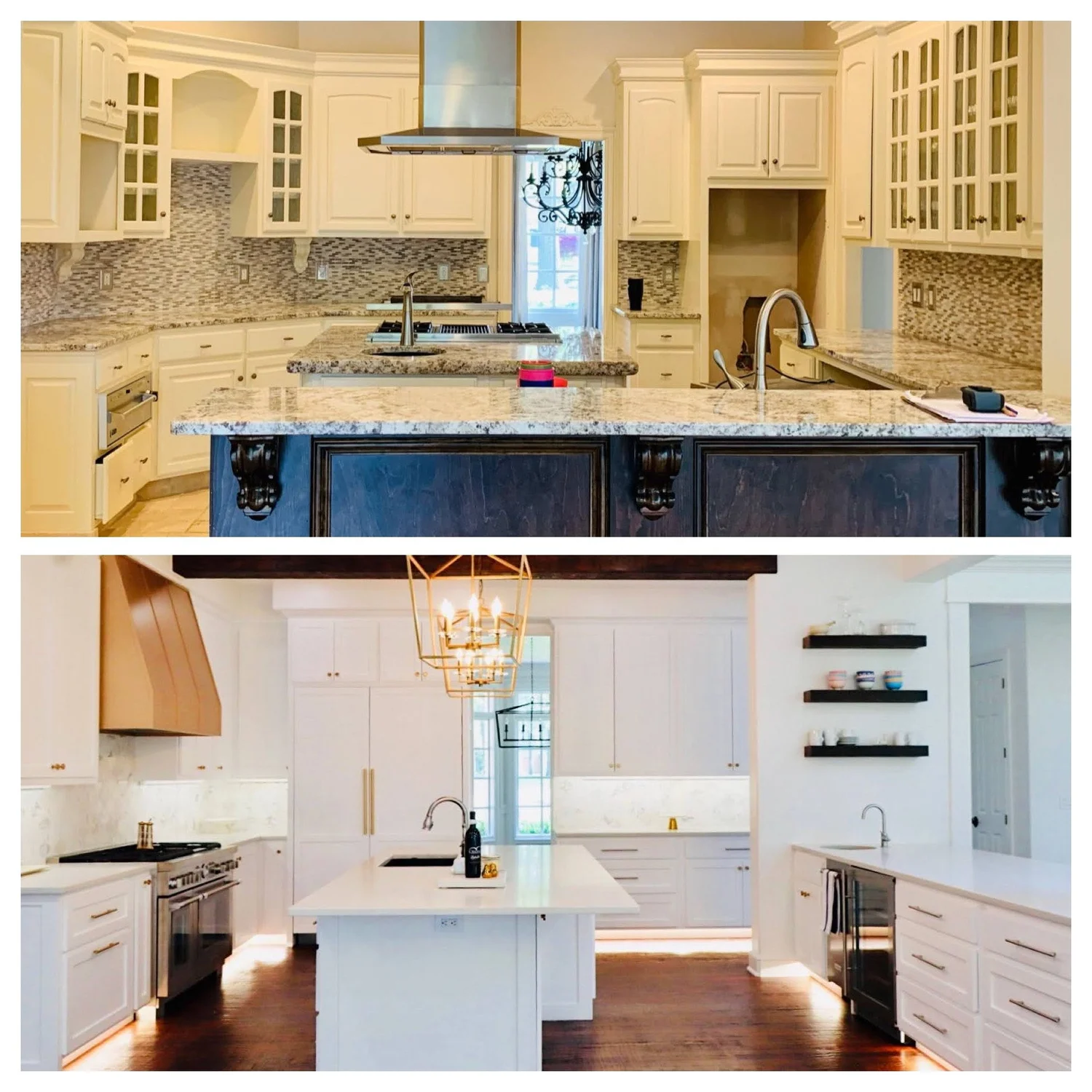 MODERN KITCHEN AND LIVING ROOM REMODEL