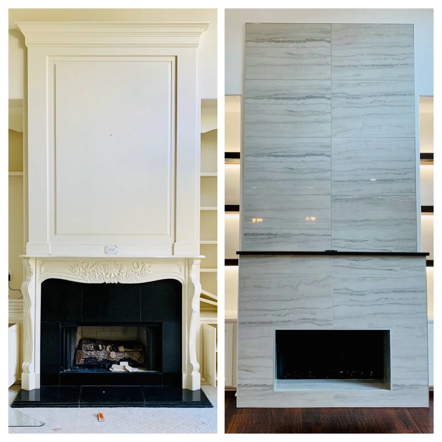 MODERN KITCHEN AND LIVING ROOM REMODEL